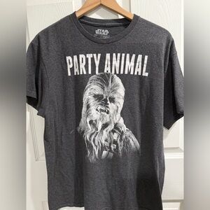 Star Wars Black Graphic Tee Chewbacca